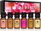 P&J Fragrance Oil Romance Set | Honey, Rose, Leather, Warm Vanilla Sugar, Berries & Cream, Clove Candle Freshie Scents, Candle/Soap Making Supplie...