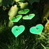 SunCatcher Garden Decor Ornaments Hearts Set of 5 Decorative Garden Stakes 25cm, 10 inch high Outdoor Yard Accessory, Lovely Gardeners Gift, Colou...