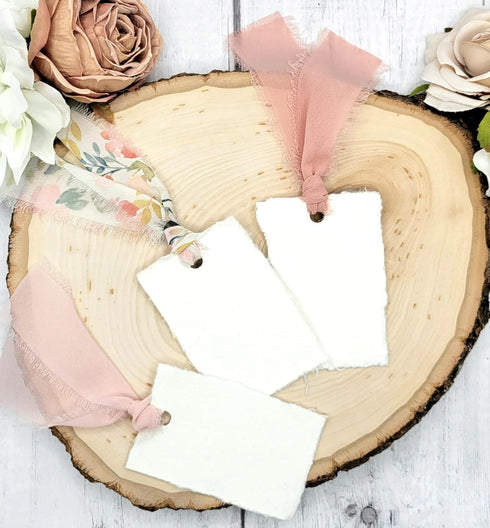 SIMPLE and THINGS Fringe Chiffon Ribbon 3 rolls, 1.5 in X 6 yds, 18 yds total, for Wedding Invitations, Bridal Bouquets, Gift Wrapping, Floral Arr...