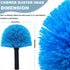 Blue Robust Cobweb Duster Head Brush - Superior Twist-On Web Cleaning Tool - Spider Web Remover Brush Compatible with Standard 3/4 Inch Threaded P...