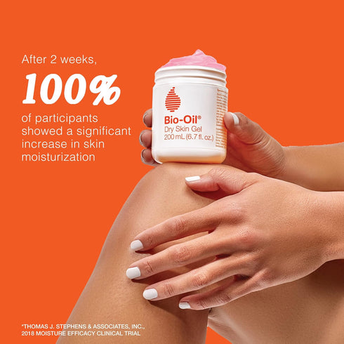 Bio-Oil Dry Skin Gel, Face and Body Moisturizer, Fast Absorbing Hydration, with Soothing Emollients and Vitamin B3, Non-Comedogenic, 1.7 oz...