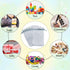 100pcs 4x6 Inches Drawstrings Organza Gift Candy Bags Wedding Favors Bags (Gray)...
