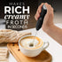 Zulay Kitchen Duracell Powered Milk Frother Handheld Foam Maker - Whisk Drink Mixer for Coffee, Latte, Matcha, Cappuccino - Mini Foamer by Milk Bo...