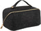 Large Capacity Travel Cosmetic Bag - Lay Flat Makeup Bag with Handle and Compartment Large Opening Sparkly Glitter Cosmetics Organizer for Girl, B...