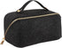 Large Capacity Travel Cosmetic Bag - Lay Flat Makeup Bag with Handle and Compartment Large Opening Sparkly Glitter Cosmetics Organizer for Girl, B...