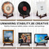 2 Packs 8 Inch Wooden Display Stand, Plate Holder Display Stand for for Display Decorative Photo Frame Stand, Easel Display Stand,Picture Stand,Pl...