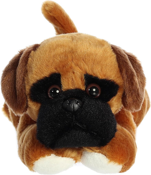 Aurora® Adorable Flopsie™ Chad Boxer™ Stuffed Animal - Playful Ease - Timeless Companions - Brown 12 Inches...