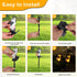 Owl Solar Lights Outdoor Garden, Owl Solar Light Waterproof, Maintain of 10 Hours Lighting Solar Lights Outdoor Owl for Yard, Patio, Lawn, Garden ...