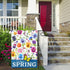 Spring Garden Flag Flowers Butterfly Outdoor Flag Vertical Double Sided Polyester for Farmhouse Yard Outdoor Porch Lawn Decor 12.5 x 18 Inch...