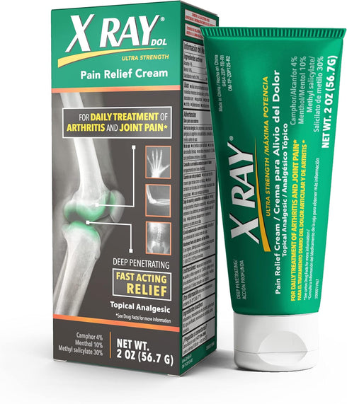 X Ray Dol Topical Arthritis Pain Reliever Cream, for Daily Joint & Muscle Pain, Full Prescription Strength, Fast-Acting Relief, 2 Ounces...