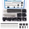 Taiss 600PCS Dupont Connector Kit 2.54mm 1/2/3/4/5/6/7 Pin Housing Connector and Male Female Crimp Pin,Dupont Crimp Pin Adaptor Assortment,Jumper ...