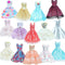 BJDBUS 6 Pcs Ball Mini Gown Dress for 11.5 inch Girl Doll Clothes Playset...