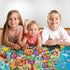 Kids Puzzle Toy Puzzles for Kids Ages 4-8 USA Map Floor Puzzle Raising Children Recognition &Promotes Hand-Eye Coordinatio (46Pcs)...