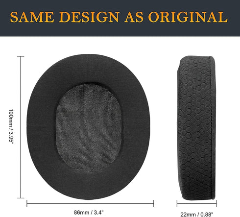 SOULWIT Earpads Replacement for SteelSeries Arctis 1/3/5/Arctis 7/7+/7P/7P+/7X/7X+/9/9X/Pro/Prime(Do Not Fit Any Arctis Nova) Headset, Ear Pads Cu...