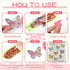 16 Pcs Butterfly Diamond Painting Magnets for Refrigerator Butterfly Diamond Art Magnets DIY Diamond Painting Kits Diamond Art for Adults Kids Cra...