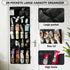 Over Door Shoe Organizer, Door Shoe Rack - 28 Extra Large Mesh Pocket Over The Door Shoe Organizer,Hanging Shoe Organizer, Black...