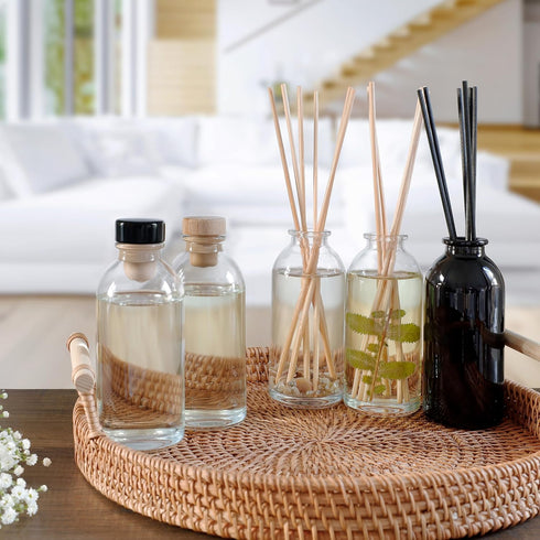 Urban Naturals Stress Relief Eucalyptus Spearmint Reed Diffuser Oil Refill | Fill Your own DIY Diffuser Bottle! Includes Replacement Reed Sticks...