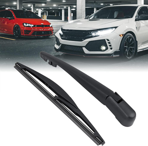X AUTOHAUX Rear Windshield Wiper Blade Arm Set for Suzuki Swift 05-18...