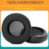 TaiZiChangQin Upgrade Ear Pads Ear Cushions Replacement Compatible with MSI DS502 DS-502 DS501 Headphone (Fabric Earpads Black)...
