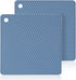 2 Pcs Silicone Mats for Kitchen Counter, Heat Resistant Trivets for Hot Pots and Pans, Flexible Non-Slip Pot Holders Hot Pads for Countertops Dish...