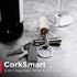 KeySmart CorkSmart - 2-in-1 Keychain Wine Opener and Bottle Opener, the Ultimate Dual Bottle Opener and Wine Bottle Opener Corkscrew Keychain Acce...