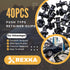 Rexka 40pcs Rear Front Bumper Cover Fender Grille Under Cover Push-Type Retainer Clip Fastener Rivet 91505-TM8-003 for Honda Acura...