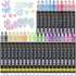 30 Colors Outline Marker Pen, 30 Pcs Double Line Metallic Marker Pens Set Paint Markers Pens Gift Card Writing Drawing Pens for Card Writing,Birth...