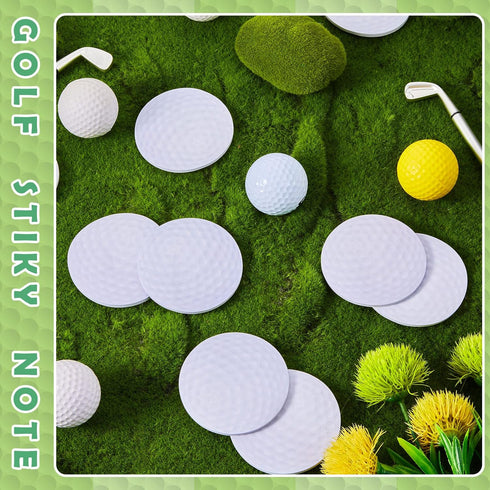 24 Pcs Golf Sticky Notes Personalize Golf Ball Sticky Note Pad Golf Ball Decoration Favors Golf Themed Gifts for School Office Coworkers Students ...