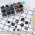 ZYNERY 133PCS Mixed Sewing Buttons, Round Resin Button 4-Hole Craft Buttons, with Storage Box Threader Thimble, Buttons for Sewing, DIY Craft and ...
