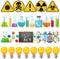 80 Pcs 91.8 ft Science Bulletin Board Borders Science Lab Borders Science Classroom Decorations Self Adhesive Chemistry Biology Fair Stickers for ...