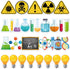80 Pcs 91.8 ft Science Bulletin Board Borders Science Lab Borders Science Classroom Decorations Self Adhesive Chemistry Biology Fair Stickers for ...