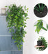 Whonline Fake Hanging Plants, Artificial Small Potted Plants for Indoor Outdoor Aesthetic Office Living Room Shelf Decor (1 Pack)...