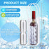 8 Pcs Ice Wine Bag Gel Wine Bottle Chill Cooler Portable Wine Bottle Chiller Cooler Wine Cooler Bag Champagne Wine Fridge Gel Cooling Holder Frees...