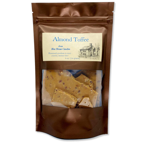 Almond Toffee, Gourmet Small Batch Sweet Buttery Goodness, 6 oz...