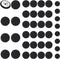 40 Pcs Black Buttons, Tuxedo Buttons Black Covered Metal Shank Buttons, Vintage Black Coat Sewing Button, Jacket Buttons Dress Buttons(18mm/15mm/1...