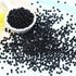 Bala&Fillic Black Color 4mm Seed Beads About 1200pcs/100Grams in Bag, 6/0 Glass Craft Beads for Making Bracelet and Necklace (Black)...