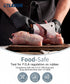 LANON Food Safe Disposable Nitrile Gloves, Latex-Free, Powder-Free, Silicone-Free, Textured Fingertips, Cooking, Black?Small...
