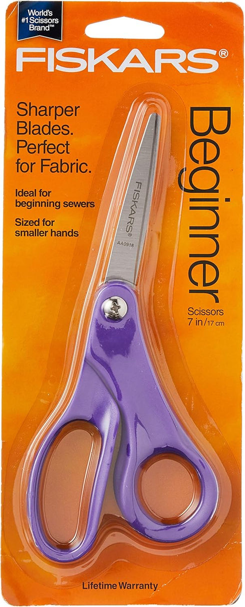 Fiskars 97047397J Beginner Sewing Scissors, 7-Inches...