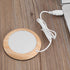 USB Wood Grain Cup Warmer with USB Cable Electric Cup Drink Plate Tea Mat Coffee Warmer Pad for Home Use(Wood Grain Gloss)...