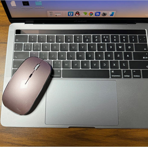 Wireless Mouse for MacBook Pro MacBook Air Mac iMac Desktop Computer Chromebook Win7/8/10 PC HP Dell Laptop (Rose Gold)...