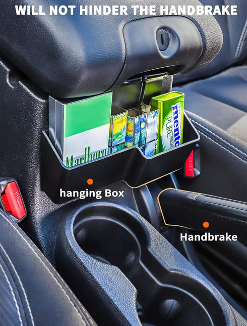 Savadicar JK Center Console Hanging Storage Box, Armrest Organizer Tray for 2011-2018 Jeep Wrangler JK JKU 2/4 Door, Interior Accessories, Patente...