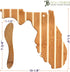 Totally Bamboo Florida Charcuterie Board with Spreader Knife Gift Set, 9-1/4" x 10-1/8"...