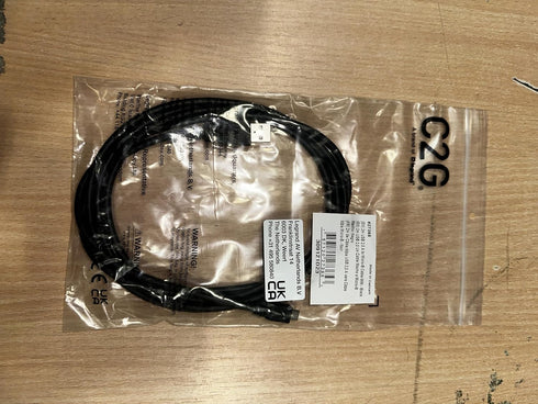 C2G Legrand USB A to B Cable, Male to Male USB Cable, Micro USB Cable, 2 Meters (6.56 Foot) Data Transfer Cable, Black USB Cord, 1 Count, C2G 2736...