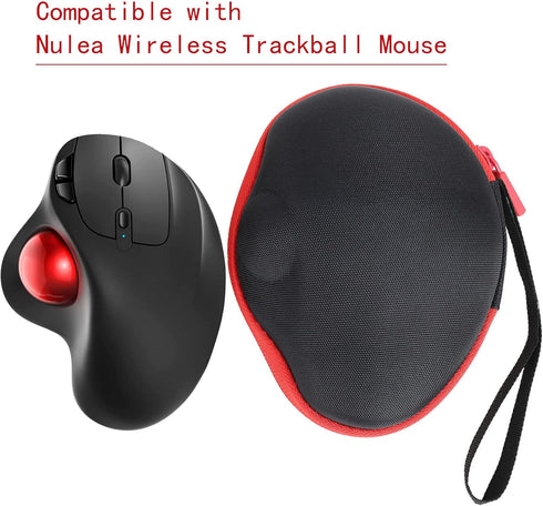 co2CREA Hard Case compatible with Nulea Wireless Trackball Mouse Rechargeable Ergonomic Mouse...