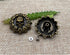 8pcs 37mm Screw Back Buttons for Leather Skull Screw Back Coin Screw Back Buttons Leather Craft Ornament Leather Decoration for Wallets Belts Vest...