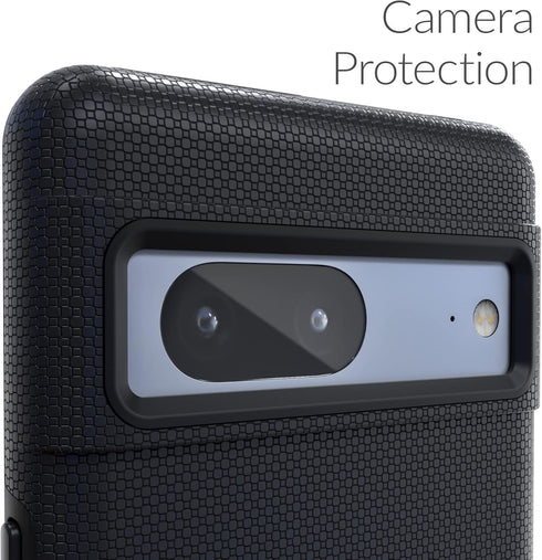 Crave Dual Guard for Google Pixel 7 Case, Shockproof Protection Dual Layer Case for Google Pixel 7 - Black...
