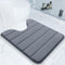 Colorxy Memory Foam Toilet Rug U-Shaped 24x20, Ultra Soft and Absorbent Bathroom Rugs, Non-Slip Toilet Bath Mat, Machine Wash Dry, Contour Bath Ru...