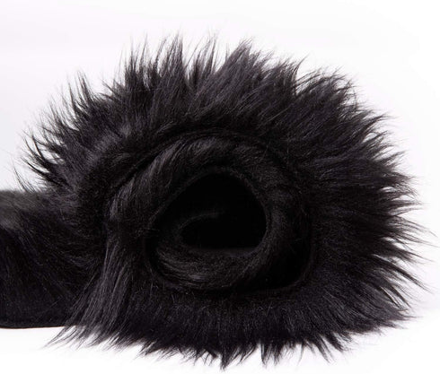 Ashler Faux Fur Rug, Black Area Rugs, Fluffy Sheepskin Fur Rug, Fuzzy Ultra Soft 2 x 6 Ft Rugs, Machine Washable Shag Rug, Nursery Throw Rugs for ...