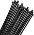 Bolt Dropper 12-Inch Black Zip Ties 100 Pack - Heavy Duty, Self-Locking Nylon Cable Ties for Indoor and Outdoor Projects - UV and Weather Resistan...