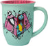 Silver Buffalo Disney Nightmare Before Christmas Jack and Sally Misfit Love Wide Rim Ceramic Mug, 16 Ounces...